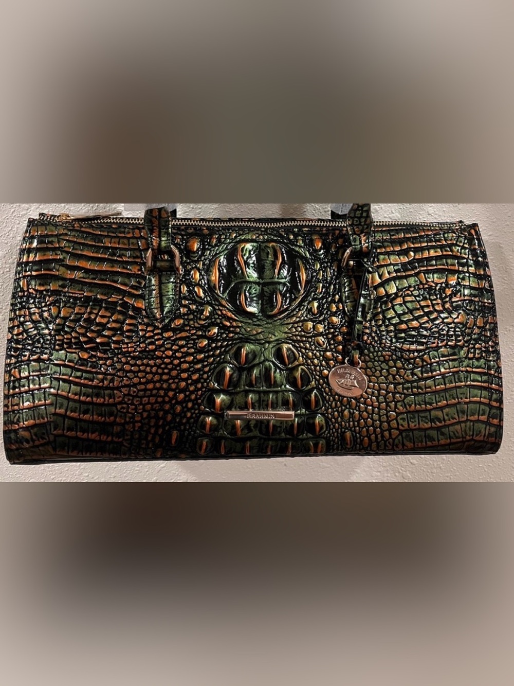 NWT BRAHMIN SOPHIA in SAMBA Melbourne Satchel - Picture 15 of 17